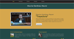 Desktop Screenshot of mauricegendreaumaurer.com
