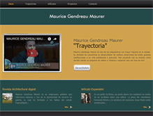 Tablet Screenshot of mauricegendreaumaurer.com